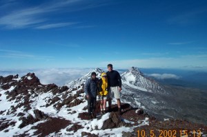 View from the top of South Sister in Oregon