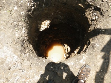 Hand-dug well in Haiti