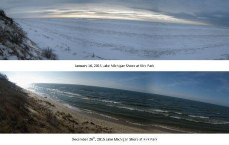 Lake Michigan Freeze Up 2014-2015