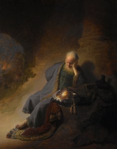 Rembrandt version of Jeremiah